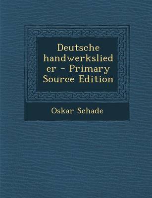 Book cover for Deutsche Handwerkslieder