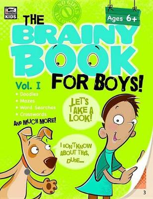 Book cover for Brainy Book for Boys, Volume 1 Activity Book
