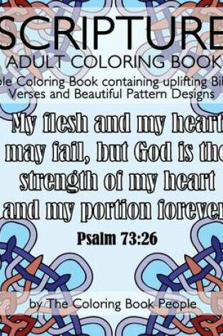 Cover of Scripture Adult Coloring Book