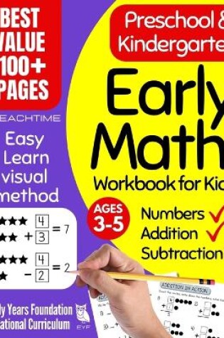 Cover of Early Math Workbook for Kids