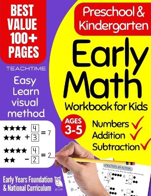 Cover of Early Math Workbook for Kids