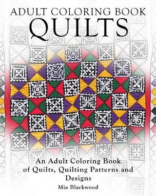 Cover of Adult Coloring Books Quilts