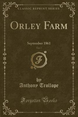 Book cover for Orley Farm, Vol. 7