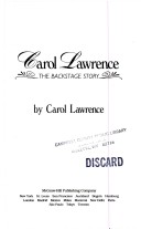 Book cover for Carol Lawrence