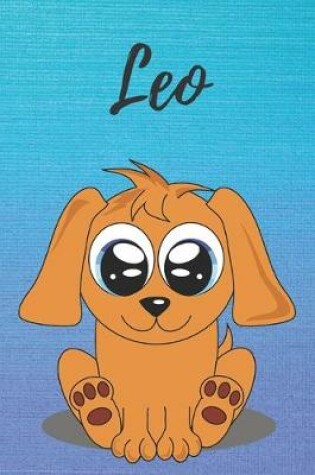 Cover of Leo dog coloring book / notebook / journal / diary