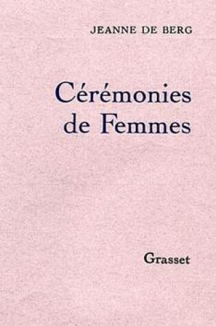 Cover of Ceremonies de Femmes