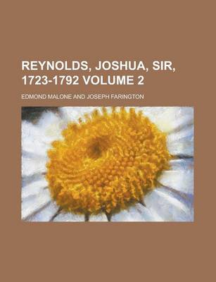 Book cover for Reynolds, Joshua, Sir, 1723-1792 Volume 2