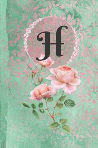 Cover of Personalized Monogrammed Letter H Journal