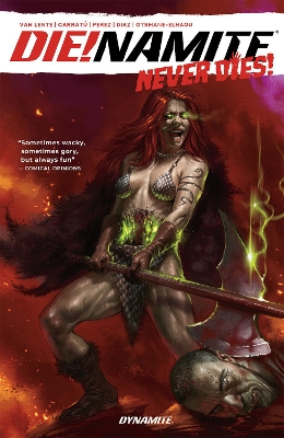 Book cover for DIE!NAMITE Never Dies