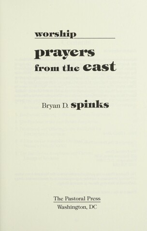 Book cover for Prayers from the East