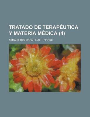 Book cover for Tratado de Terapeutica y Materia Medica (4)