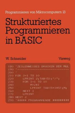 Cover of Strukturiertes Programmieren in BASIC