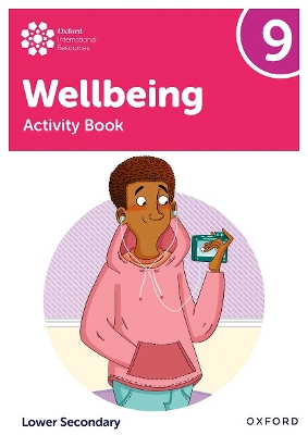 Book cover for Oxford International Wellbeing: Activity Book 9