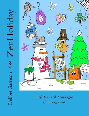 Book cover for ZenHoliday LH Coloring Book