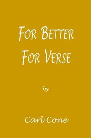 Cover of For Better - for Verse