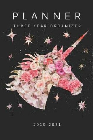 Cover of Three Year Planner Organizer 2019-2021