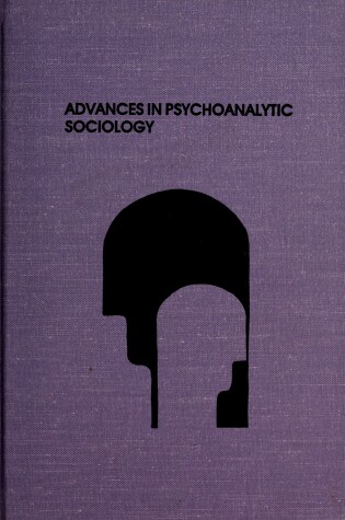 Cover of Advances in Psychoanalytical Sociology