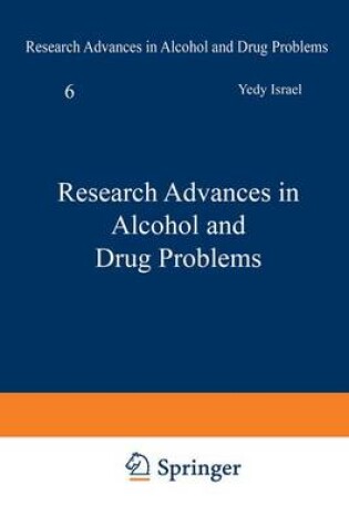 Cover of Research Advances in Alcohol and Drug Problems