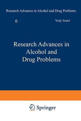 Book cover for Research Advances in Alcohol and Drug Problems