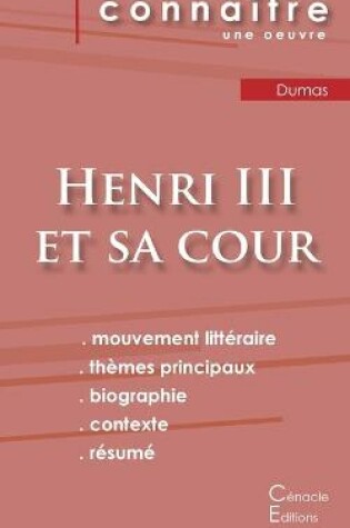 Cover of Fiche de lecture Henri III et sa cour de Alexandre Dumas (analyse litteraire de reference et resume complet)