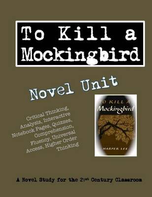 Book cover for To Kill a Mockingbird Novel Unit