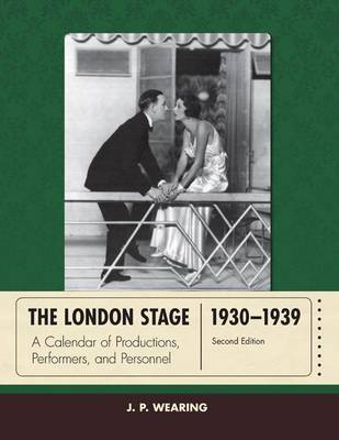 Book cover for London Stage 1930-1939