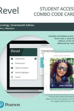 Cover of Revel for Sociology -- Combo Access Card