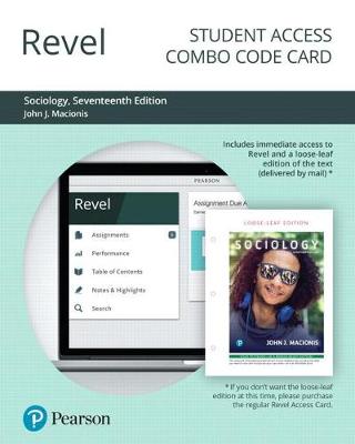 Book cover for Revel for Sociology -- Combo Access Card