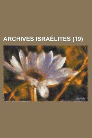 Cover of Archives Israelites (19)