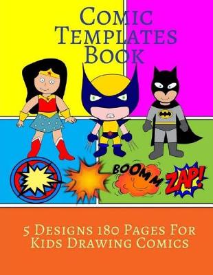 Book cover for Comic Template Book