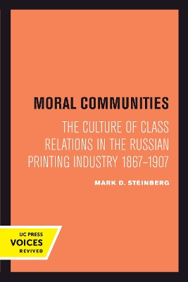 Cover of Moral Communities