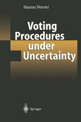 Book cover for Voting Procedures Under Uncertainty