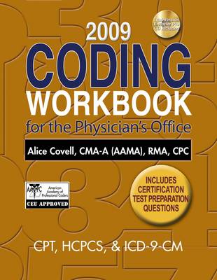 Cover of 2009 Coding Workbook for the Physician's Office