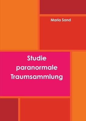 Book cover for Studie paranormale Traumsammlung