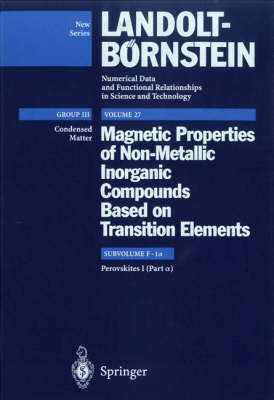 Book cover for Perovskites I (Part a)