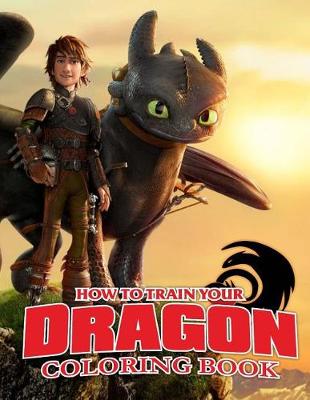 Book cover for How to Train Your Dragon Coloring Book