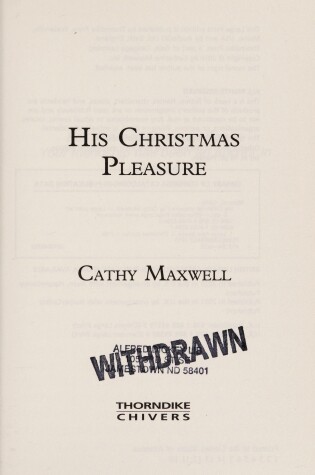 Cover of His Christmas Pleasure