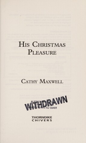 Cover of His Christmas Pleasure
