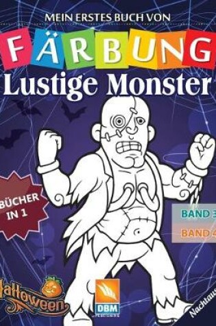 Cover of Lustige Monster - 2 bucher in 1 - Band 3 + Band 4 - Nachtausgabe