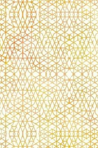 Cover of Geometric Yellow Watercolor Notebook