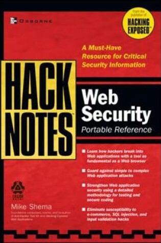 Cover of HackNotes Web Security Pocket Reference