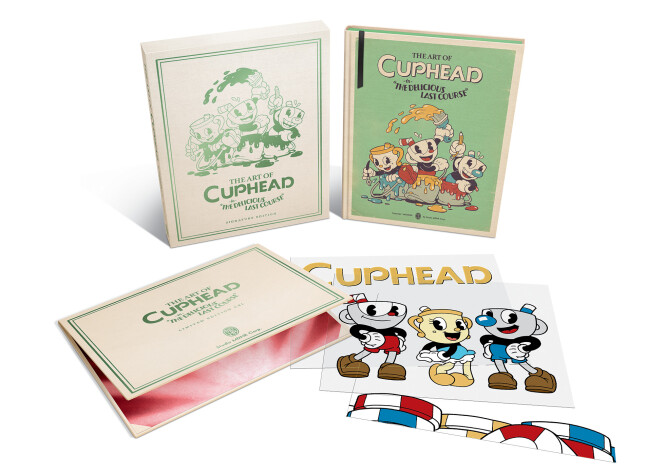 Book cover for The Art of Cuphead: The Delicious Last Course (Deluxe Edition)