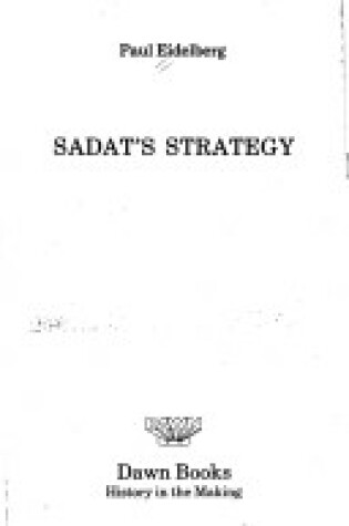 Cover of Sadat's Strategy