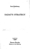 Book cover for Sadat's Strategy