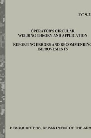 Cover of Operator's Circular Welding Theory and Application