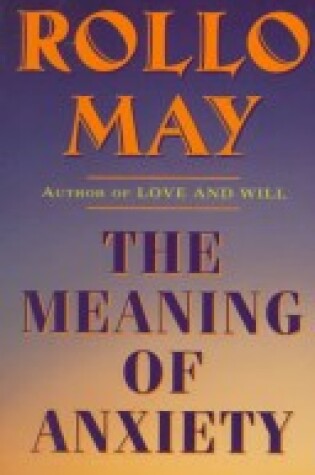 Cover of Meaning of Anxiety