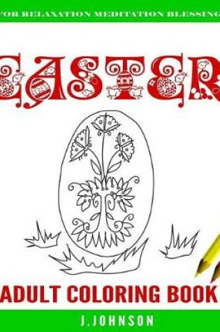 Cover of EASTER Adult Coloring Book