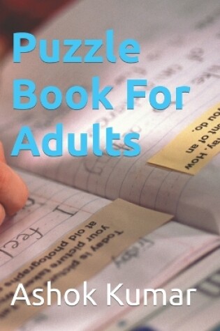 Cover of Puzzle Book For Adults