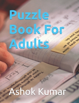 Book cover for Puzzle Book For Adults