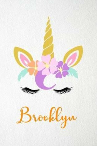 Cover of Brooklyn A5 Lined Notebook 110 Pages